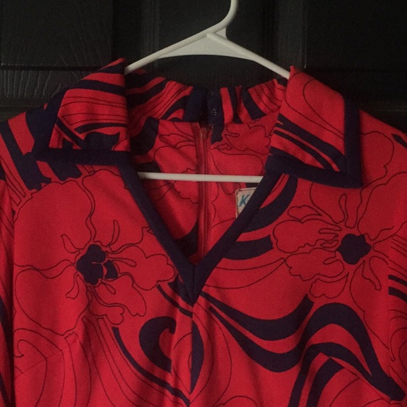 Vintage Keram NY ankle length dress size 10 - Picture 2 of 4